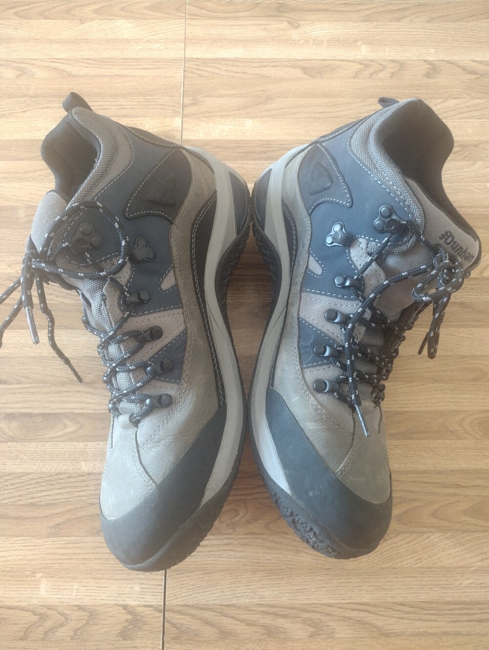 Men's Dunham Cloud Waterproof Size 14EE Slip Resistant Gray Hiking Boots - Picture 5 of 10